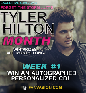 Forget the Storm   It s Tyler Hilton MONTH!   Exclusive Giveaways